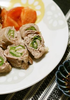 レタスとえのき茸の豚肉巻き-レシピのメイン写真