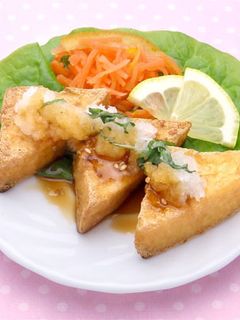 ☆和風厚揚げステーキ☆-レシピのメイン写真