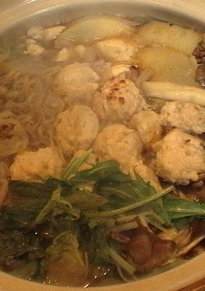鶏団子鍋-レシピのメイン写真