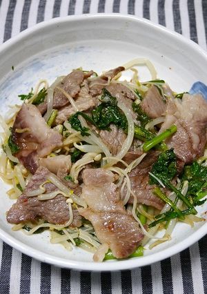 レンジで簡単！カルビしゃぶしゃぶ-レシピのメイン写真