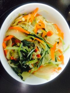 大根と水菜の炒め煮-レシピのメイン写真