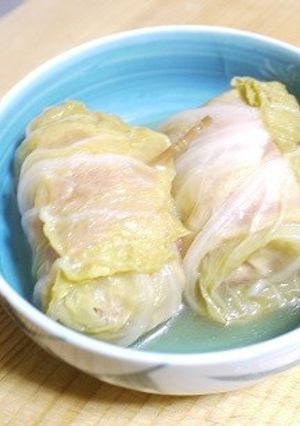 シーチキンとベーコンのロール白菜♪-レシピのメイン写真