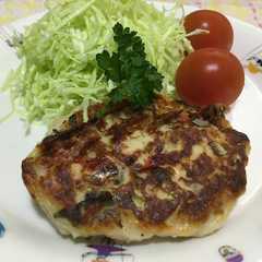 お野菜たっぷりのおさかなバーグ-レシピのメイン写真