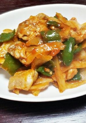 ⭐モモ肉のｹﾁｬｯﾌﾟ炒め-レシピのメイン写真