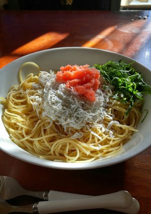 ☆♪たらことしらすのｼﾝﾌﾟﾙぱすた☆♪-レシピのメイン写真