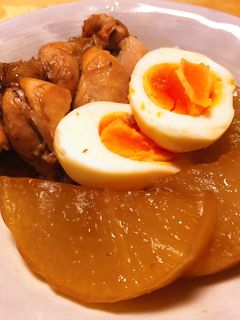 圧力鍋で☆ほっこり手羽元と大根の煮物-レシピのメイン写真