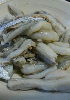 太刀魚の皮の湯引き-レシピのメイン写真