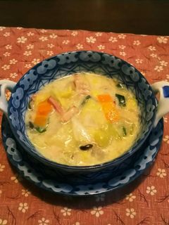 はくさいと野菜の中華風クリーム煮-レシピのメイン写真