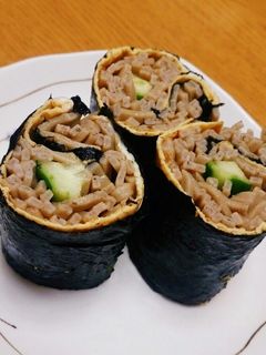 簡単◎そば寿司-レシピのメイン写真