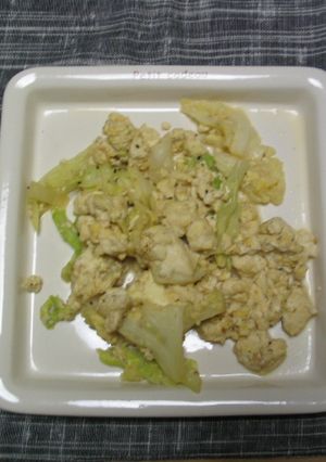 豆腐とキャベツのチャンプルー-レシピのメイン写真