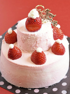 イチゴきらきら クリスマスケーキ-レシピのメイン写真