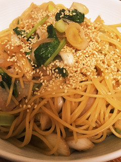 豚肉と生姜の簡単和風パスタ-レシピのメイン写真
