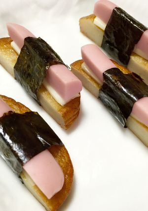 お弁当に♪おつまみに♬さつま揚げの磯部巻-レシピのメイン写真