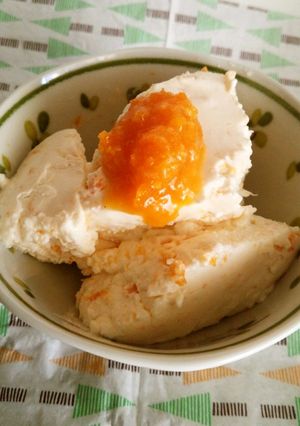 みかん風味のレアチーズケーキ風-レシピのメイン写真