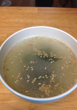 ワカメすーぷ-レシピのメイン写真
