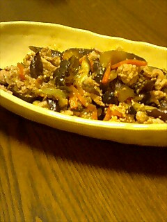 簡単！ナスと豚肉の味噌炒め-レシピのメイン写真