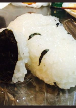 キャラ弁☆スヌーピーおにぎり-レシピのメイン写真