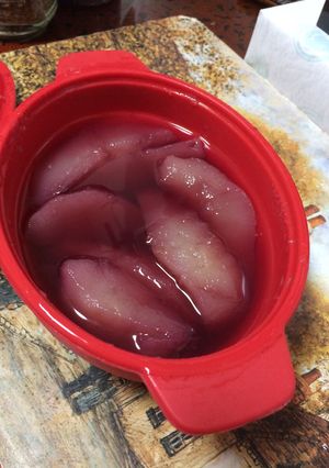 簡単すぎる ラフランスの赤ワイン煮-レシピのメイン写真