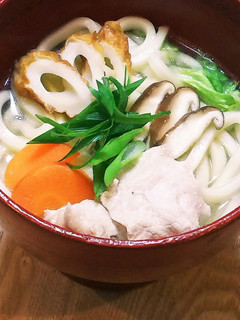 豚しゃぶ鍋の〆に☆濃旨♪絶品うどん-レシピのメイン写真