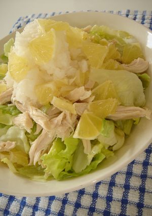 レタス＆鶏ササミのさっぱりサラダ-レシピのメイン写真