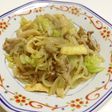 シャンタンとオイスターで♪簡単肉野菜炒め