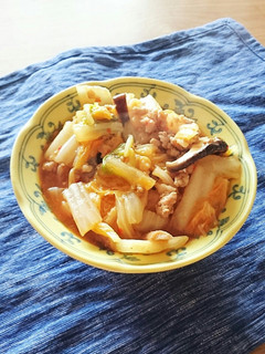 白菜と豚ひき肉の中華風辛炒め-レシピのメイン写真