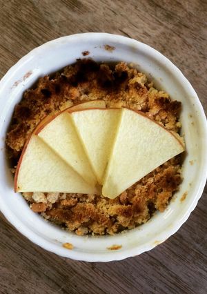 ビスケットでアップルクランブル風♪-レシピのメイン写真