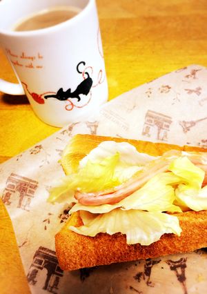 洗い物ゼロ！おひとりさまモーニング-レシピのメイン写真