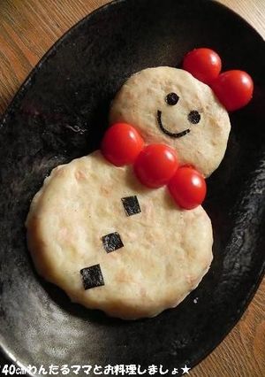 簡単★雪だるまのツナポテトサラダ♪-レシピのメイン写真