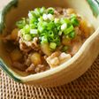 リンゴと豚肉の甘辛煮