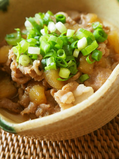 リンゴと豚肉の甘辛煮-レシピのメイン写真