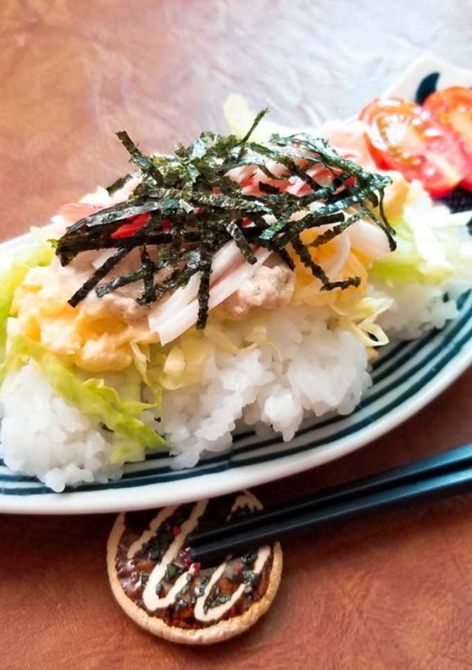 サラダ巻き風ちらし寿司♪-レシピのメイン写真