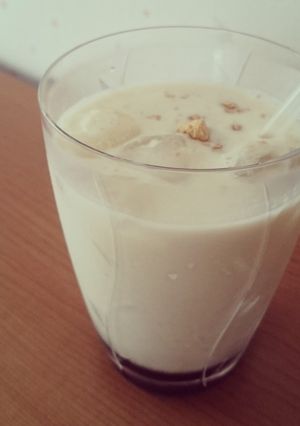 飲む和パフェでヘルシー！黒蜜きな粉豆乳-レシピのメイン写真