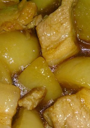 お弁当に　かぶと豚バラの角煮-レシピのメイン写真