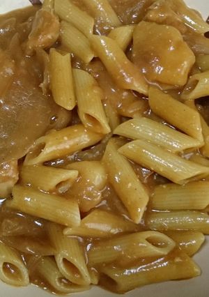 残りカレーパスタ-レシピのメイン写真