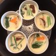 紙コップで茶碗蒸し!アウトドアに最適