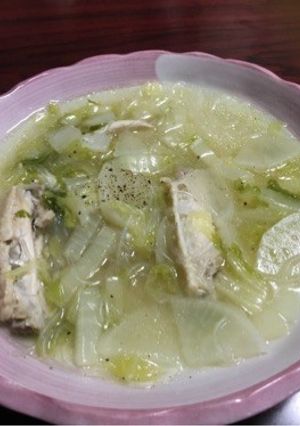 白菜と大根の鶏ガラスープ-レシピのメイン写真