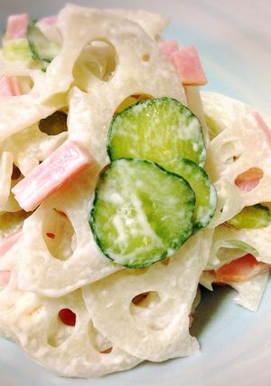 蓮根サラダ〜辛子マヨネーズ和え〜-レシピのメイン写真