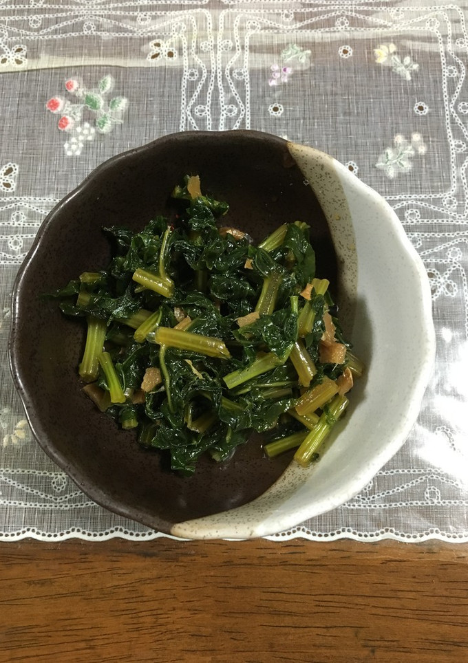 大根葉と根生姜の炒め物-レシピのメイン写真