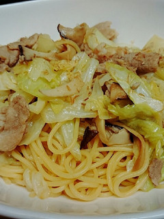 すぐできる♪キャベツときのこの和風パスタ-レシピのメイン写真