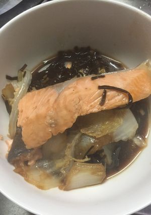 鮭と塩昆布のさっと煮-レシピのメイン写真