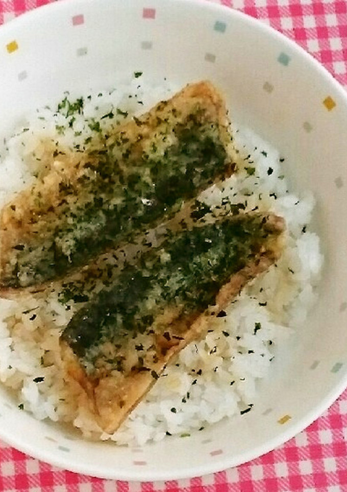 さんまのかばやき丼・保育園給食-レシピのメイン写真