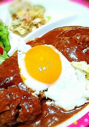 簡単節約☆時短♥煮込みハンバーグ-レシピのメイン写真