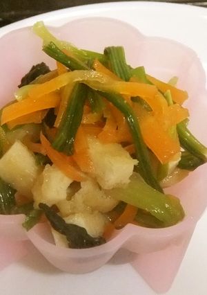 ほうれん草とにんじんの煮浸し-レシピのメイン写真