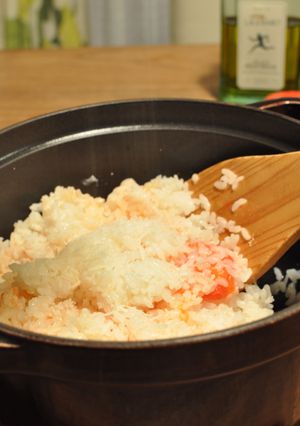 フレッシュトマトの炊き込みごはん-レシピのメイン写真