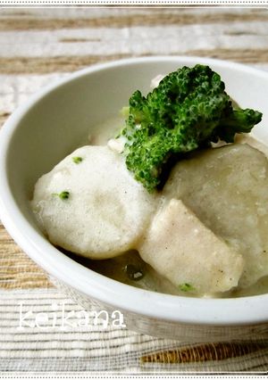 フライパンで簡単☆里芋と鶏肉のクリーム煮-レシピのメイン写真