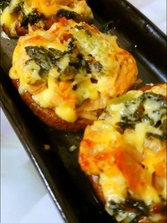 しいたけのシーチキン詰マヨ焼き-レシピのメイン写真