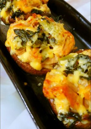 しいたけのシーチキン詰マヨ焼き-レシピのメイン写真