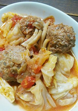 巻かないロールキャベツ～トマトソース煮～-レシピのメイン写真