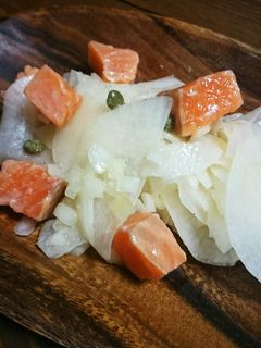 【絶品】生サーモンと大根のマリネ-レシピのメイン写真